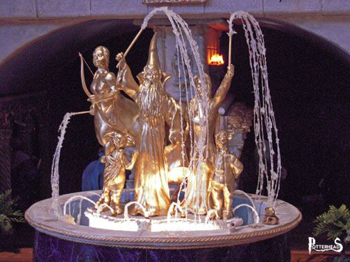 Statue della Fontana dei Magici Fratelli Harry Potter - PotterPedia.it